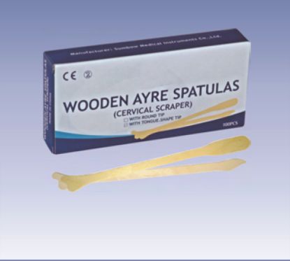 Non Sterile Wooden Cervical Scraper/Ayre Spatula
